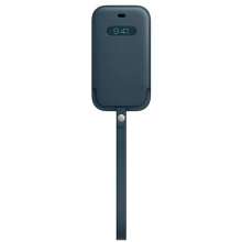 Apple iPhone 12 mini Leather Sleeve with MagSafe - Baltic Blue