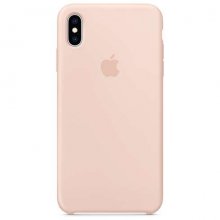Apple iPhone XS Max Silicone Case - Pink Sand
