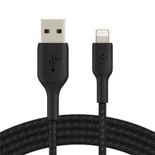 Belkin kábel Boost Charge Braided USB to Lightning 1m - Black