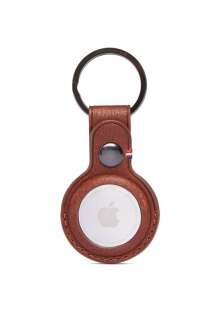 DECODED Leather Keychain - Brown