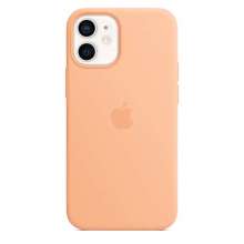 Apple iPhone 12 mini Silicone Case with MagSafe - Cantaloupe