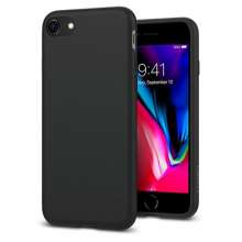 Spigen kryt Liquid Crystal pre iPhone 7/8/SE 2020 - Matte Black