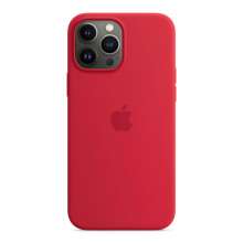 Apple iPhone 13 Pro Max Silicone Case with MagSafe - (PRODUCT)RED