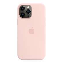 Apple iPhone 13 Pro Max Silicone Case with MagSafe - Chalk Pink