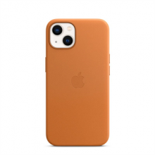 Apple iPhone 13 Leather Case with MagSafe - Golden Brown
