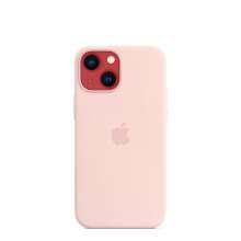 Apple iPhone 13 mini Silicone Case with MagSafe - Chalk Pink