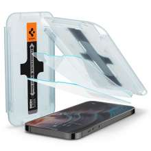 Spigen tR EZ Fit ochranné sklo s rámčekom 2 pack - iPhone 13 Pro Max
