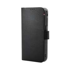 DECODED LEATHER WALLET MAGSAFE PRE IPHONE 13 - BLACK