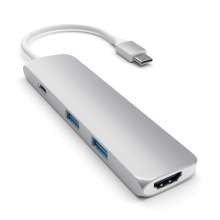 Satechi USB-C Multiport adaptér - Silver 