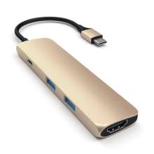 Satechi USB-C Multiport adaptér - Gold