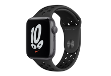 Apple Watch Nike SE GPS, 44mm Space Grey Aluminium Case with Anthracite/Black Nike Sport Band - Regular