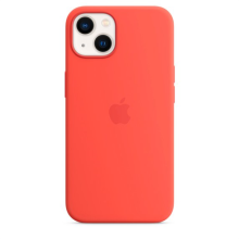 Apple iPhone 13 Silicone Case with MagSafe - Nectarine