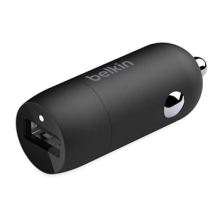 Belkin 18W USB-A QC 3.0 Car Charger - Black