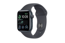 Apple Watch SE GPS 40mm Midnight Aluminium Case with Midnight Sport Band - Regular