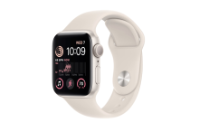 Apple Watch SE GPS 40mm Starlight Aluminium Case with Starlight Sport Band - Regular
