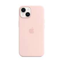 Apple iPhone 14 Silicone Case with MagSafe - Chalk Pink