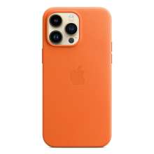 Apple iPhone 14 Pro Max Leather Case with MagSafe - Orange