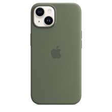 Apple iPhone 14 Silicone Case with MagSafe - Olive