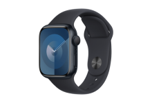 Apple Watch Series 9 GPS 41mm Midnight Aluminium Case with Midnight Sport Band - M/L