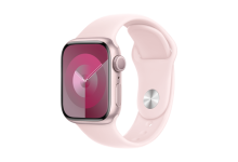 Apple Watch Series 9 GPS 41mm Pink Aluminium Case with Light Pink Sport Band - M/L