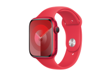 Apple Watch Series 9 GPS 45mm (PRODUCT)RED Aluminium Case with (PRODUCT)RED Sport Band - M/L