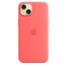 Apple iPhone 15 Plus Silicone Case with MagSafe - Guava