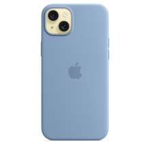 Apple iPhone 15 Plus Silicone Case with MagSafe - Winter Blue