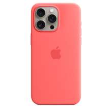 Apple iPhone 15 Pro Max Silicone Case with MagSafe - Guava