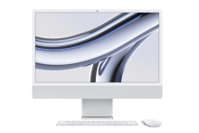 iMac 24" 4.5K Apple M3 8-core CPU 10-core GPU 8GB 256GB GBE Silver