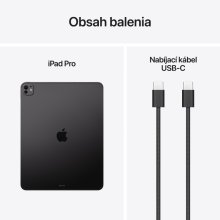 iPad Pro 13" M5 Wi-Fi+Cellular 256GB štandardné sklo - Space Black