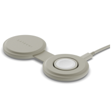 Satechi Qi2 OntheGo 2-in-1 Wireless Charger - Sand