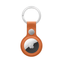 Apple AirTag FineWoven Key Ring - Fox Orange