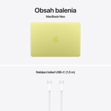 MacBook Neo 13" A18 Pro 6-Core/ 5-Core GPU/ 8GB/ 256GB/ Citrus EDU