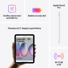 iPad mini (A17Pro) 256 GB Starlight WiFi + Cellular