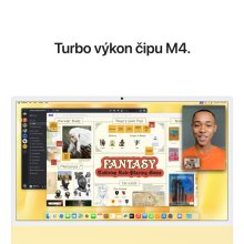 iMac 24" 4.5K Apple M4 10-core CPU 10-core GPU 16GB 256GB Žltý