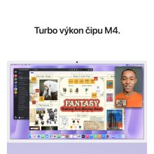 iMac 24" 4.5K Apple M4 10-core CPU 10-core GPU 24GB 512GB Fialový