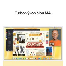 iMac 24" 4.5K Apple M4 10-core CPU 10-core GPU 24GB 512GB Žltý