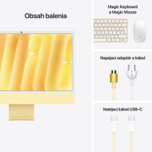 iMac 24" 4.5K Apple M4 8-core CPU 8-core GPU 16GB 256GB Žltý - EDU