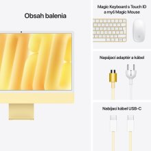 iMac 24" 4.5K Apple M4 10-core CPU 10-core GPU 16GB 256GB Žltý - EDU