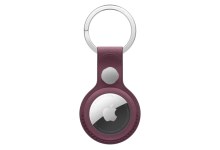 AirTag FineWoven Key Ring - Mulberry