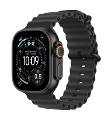 Apple Watch Ultra 3 GPS + Cellular 49mm Black Titanium Case with Black Ocean Band