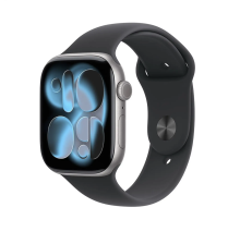 Apple Watch Series 11 GPS 42mm Space Grey Aluminium Case with Black Sport Band - S/M