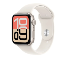 Apple Watch SE 3 GPS 40mm Starlight Aluminium Case with Starlight Sport Band - S/M