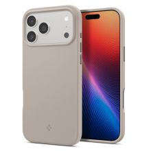 Spigen Silicone Fit MagSafe, stone - iPhone 17 Pro