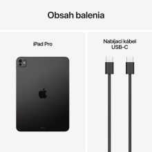 iPad Pro 11" M5 Wi-Fi 1TB štandardné sklo - Space Black