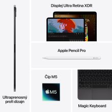 iPad Pro 11" M5 Wi-Fi 1TB sklo s nanotextúrou - Silver