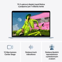MacBook Air 15" M5 10-Core/ 10-Core GPU/ 24GB/ 1TB/ Sky Blue