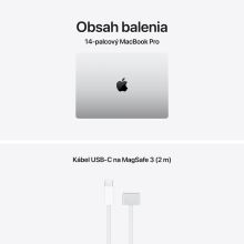MacBook Pro 14" M5 Pro 15-core/ 16-core GPU/ 24GB/ 1TB SSD/ Silver