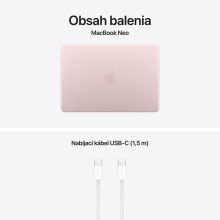 MacBook Neo 13" A18 Pro 6-Core/ 5-Core GPU/ 8GB/ 256GB/ Blush