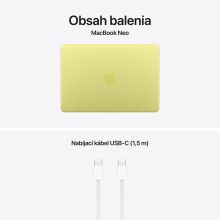 MacBook Neo 13" A18 Pro 6-Core/ 5-Core GPU/ 8GB/ 256GB/ Citrus EDU